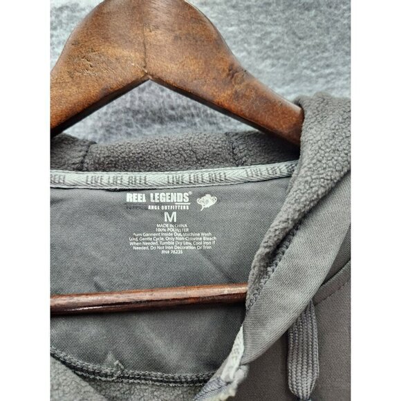 Reel Legends Angler Outfitters Mens Medium Hooded Jacket - Picture 2 of 5